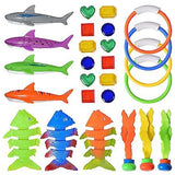 Children Summer Swimming Octopus Pool Diving Toys Set Water Sports Water Play Toys Diving Stick Gem Underwater Grabbing Toys Set