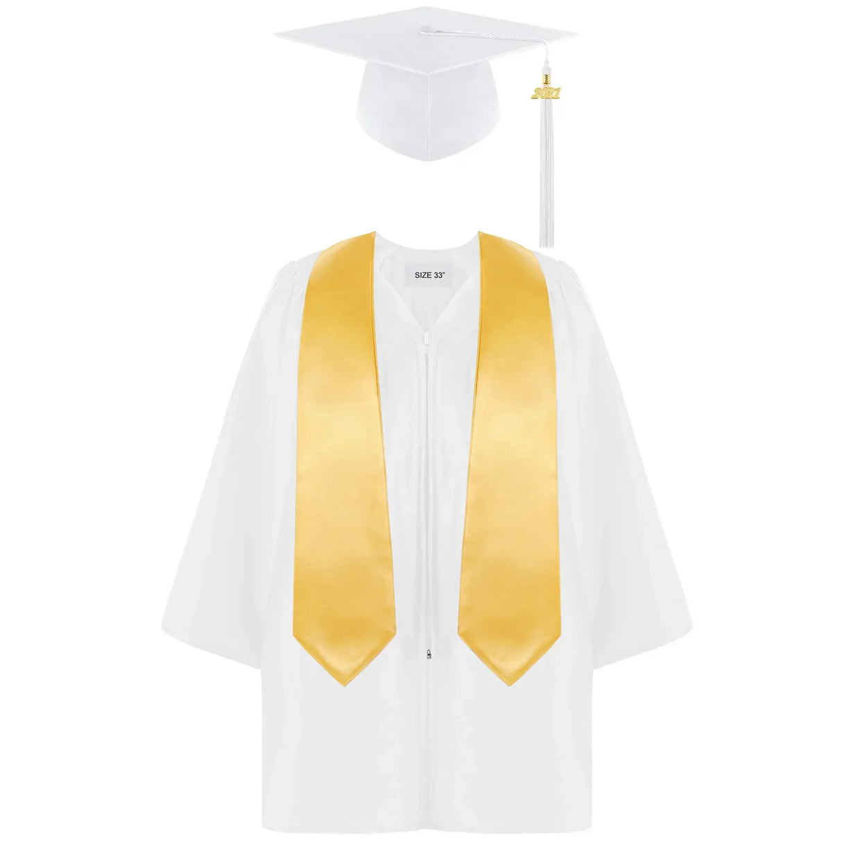 Children's Academic Dress School Uniforms for Children Kids 2021 Preschool Kindergarten Graduation Gown Shawl Tassel Cap Set