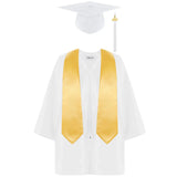 Children's Academic Dress School Uniforms for Children Kids 2021 Preschool Kindergarten Graduation Gown Shawl Tassel Cap Set