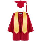 Children's Academic Dress School Uniforms for Children Kids 2021 Preschool Kindergarten Graduation Gown Shawl Tassel Cap Set