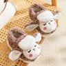 Children’s Baby Warm Cotton Shoes Winter Boys and Girls Cartoon Sheep Non slip Comfortable Soft Sole Plush Indoor Miaoyoutong