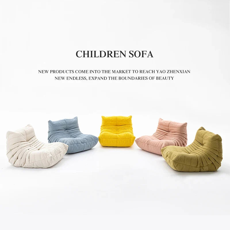 Children's Caterpillar Sofa Mini Cute Baby Seat Children Reading Corner Layout Lazy Small Sofa Bay Window Mat