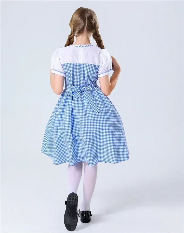 Children's Day Medieval Children's Dorothy From The Wizard of Oz Costume Maid Pastoral Character Shooting Costume