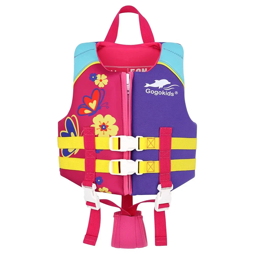 Children's Life Jacket Neoprene Watersport Buoyancy Vest Water Sports Beach Surfing Swimming Sailing Rafting Safety Life Jacket