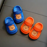 Children’s Slippers Summer Kids Shoes Girls Sandals Toddler Boys Girl Shoes Bear Non Slip Cute Baby Animal Cartoon Home Slippers