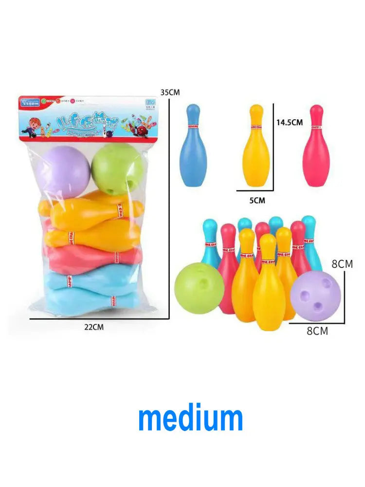 Children's Sports Toys Fitness Parent-child Interactive Combination Set Excellent Boy Kindergarten Gift Mini Bowling Bottle Ball