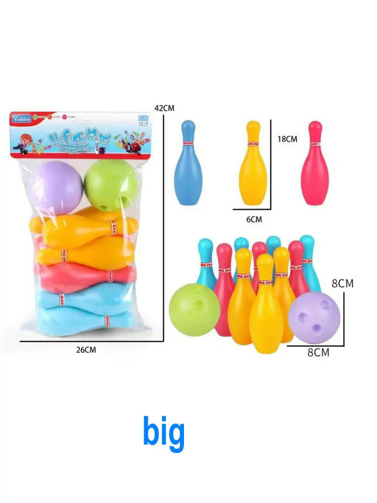 Children's Sports Toys Fitness Parent-child Interactive Combination Set Excellent Boy Kindergarten Gift Mini Bowling Bottle Ball