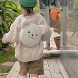 Children's Zero Wallet Anti Lost Mini Plush Boys and Girls Crossbody Bag Versatile and Cute Little Bear Waist Kids Shoulders Bag