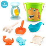 Children's beach toys, playing with sand, digging an hourglass, playing with water, shovels, buckets, and kettles, ages 1-6