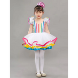 Children's dance hall clothing sequin modern dance short skirt girl jazz dance ball dress wedding princess skirt