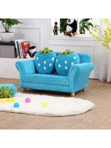 Children's lazy sofa fabric Princess baby lazy seat strawberry combination sofa child mini cute