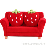 Children's sofa cute cartoon fabric strawberry sofa modern Korean tatami combination baby sofa special offer