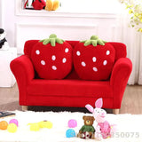 Children's sofa cute cartoon fabric strawberry sofa modern Korean tatami combination baby sofa special offer