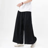 Chinese Style Harajuku Linen Cotton Linen Pants Man Japanese Kimono Pants Male Streetwear Summer Retro Wide-leg Loose Trousers