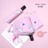 Cinnamoroll Umbrella Sunscreen UV Protection Sunny and Rainy Dual-use Women's Fully Automatic Folding Umbrella Sunshade