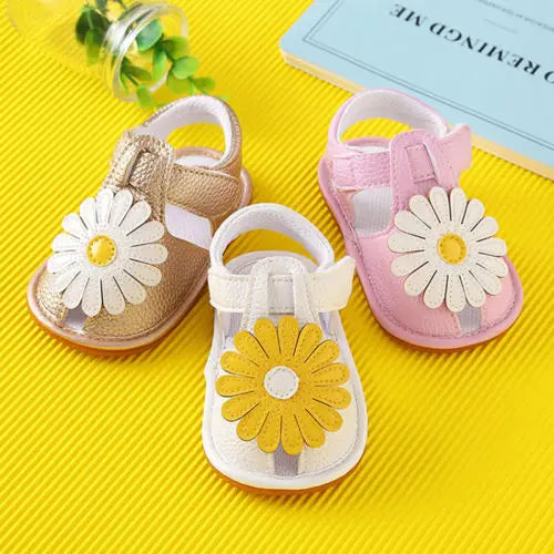 Citgeett Summer 0-18M Baby Infant Kid Girl Soft Sole Crib Toddler Princess Sandals Shoes first walkers flower