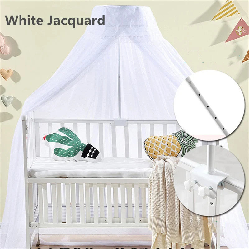 Clamp Bed Style Dome Children Crib Cradle Mosquito Nets Baby Kids Bed Mosquito Nets Cover Encryption Netting Yarn For Summer