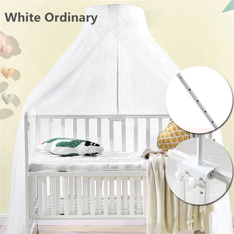 Clamp Bed Style Dome Children Crib Cradle Mosquito Nets Baby Kids Bed Mosquito Nets Cover Encryption Netting Yarn For Summer