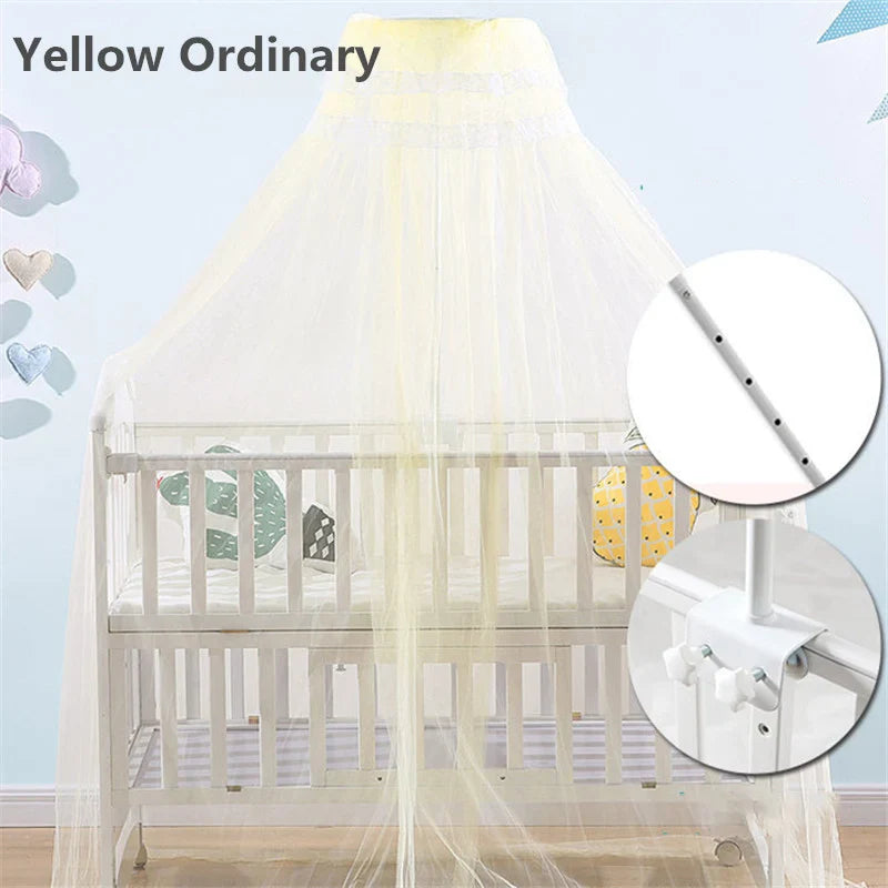 Clamp Bed Style Dome Children Crib Cradle Mosquito Nets Baby Kids Bed Mosquito Nets Cover Encryption Netting Yarn For Summer