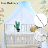 Clamp Bed Style Dome Children Crib Cradle Mosquito Nets Baby Kids Bed Mosquito Nets Cover Encryption Netting Yarn For Summer