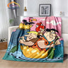 Classic Cartoon Blanket Flintstones Fashion flannel Fluffy Throw  Gift for Children and Adults Sofa  Bed Warm s