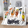 Classic Cartoon Blanket Flintstones Fashion flannel Fluffy Throw  Gift for Children and Adults Sofa  Bed Warm s