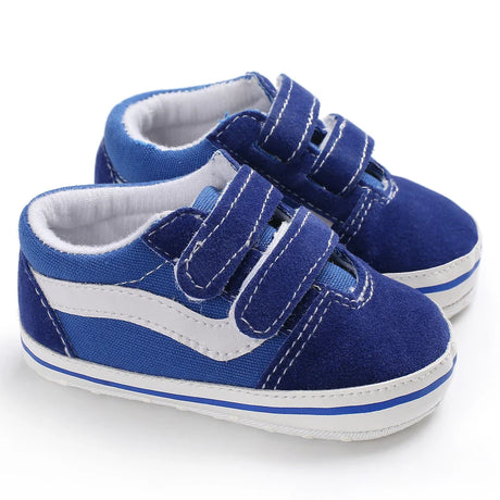 Classic Fashion Boy's And Girls' Flat Walking Shoes Canvas Non-slip Shoes For Newborn Infants The First Walker Walking Shoes