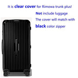 Clear Cover For Rimowa essential Trunk Plus 33inch Thicken PVC High Quality Luggage Protector With Zipper