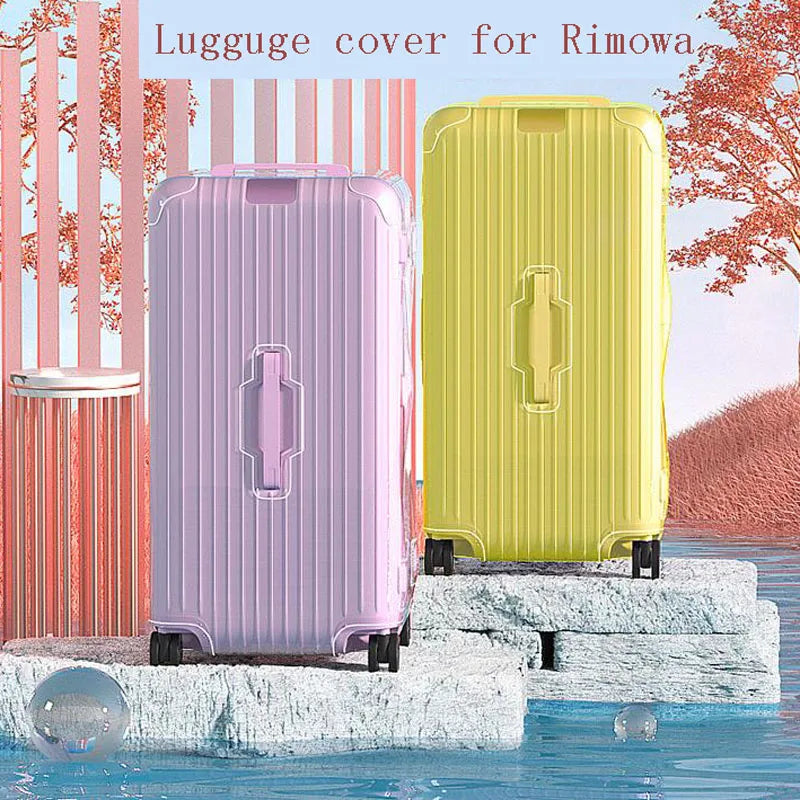 Clear Cover For Rimowa essential Trunk Plus 33inch Thicken PVC High Quality Luggage Protector With Zipper