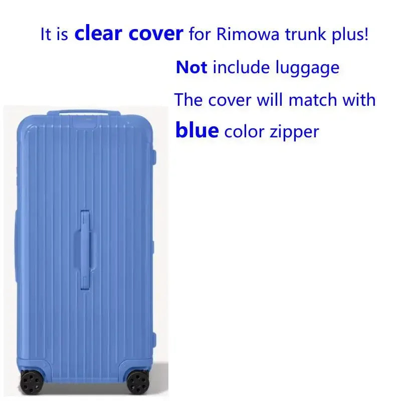 Clear Cover For Rimowa essential Trunk Plus 33inch Thicken PVC High Quality Luggage Protector With Zipper