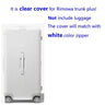 Clear Cover For Rimowa essential Trunk Plus 33inch Thicken PVC High Quality Luggage Protector With Zipper