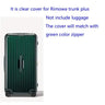 Clear Cover For Rimowa essential Trunk Plus 33inch Thicken PVC High Quality Luggage Protector With Zipper