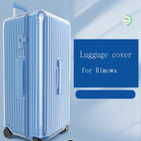 Clear Cover For Rimowa essential Trunk Plus 33inch Thicken PVC High Quality Luggage Protector With Zipper