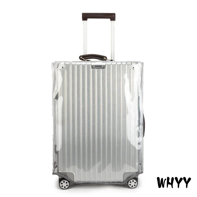 Clear PVC Suitcase Cover Protectors PVC Transparent Travel Luggage Protector for Carry