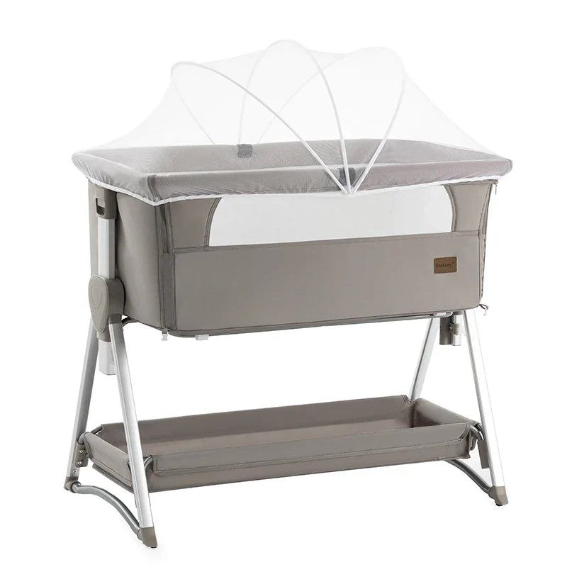 Clearance Crib Free Shipping Baby Beside Sleeper Luxury Newborn Crib Portable Infant Bed Travel Baby Bed Infant Cradle Suit 0-6M