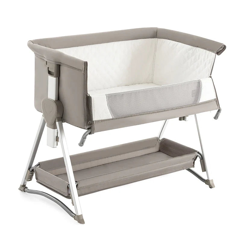 Clearance Crib Free Shipping Baby Beside Sleeper Luxury Newborn Crib Portable Infant Bed Travel Baby Bed Infant Cradle Suit 0-6M