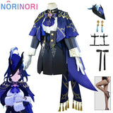 Clorinde Cosplay Genshin Impact Clorinde Cosplay Costume Fontaine Cosplay Dress  Collab Series Halloween Costume