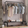 Clothes Racks Hotel Furniture for Wardrobe Room Hanger Floor Standing Coat Rack Folding Portable Cabinets Shelving Shoe-shelf