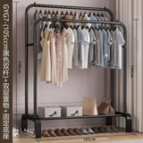 Clothes Racks Hotel Furniture for Wardrobe Room Hanger Floor Standing Coat Rack Folding Portable Cabinets Shelving Shoe-shelf