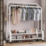 Clothes Racks Hotel Furniture for Wardrobe Room Hanger Floor Standing Coat Rack Folding Portable Cabinets Shelving Shoe-shelf