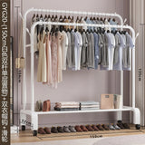 Clothes Racks Hotel Furniture for Wardrobe Room Hanger Floor Standing Coat Rack Folding Portable Cabinets Shelving Shoe-shelf