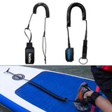 Coiled Surfboard Leash Sup Board Foot Leg Rope Practical Surfing Stand UP Paddle Board Ankle Leash Elastic Surfboard Safety