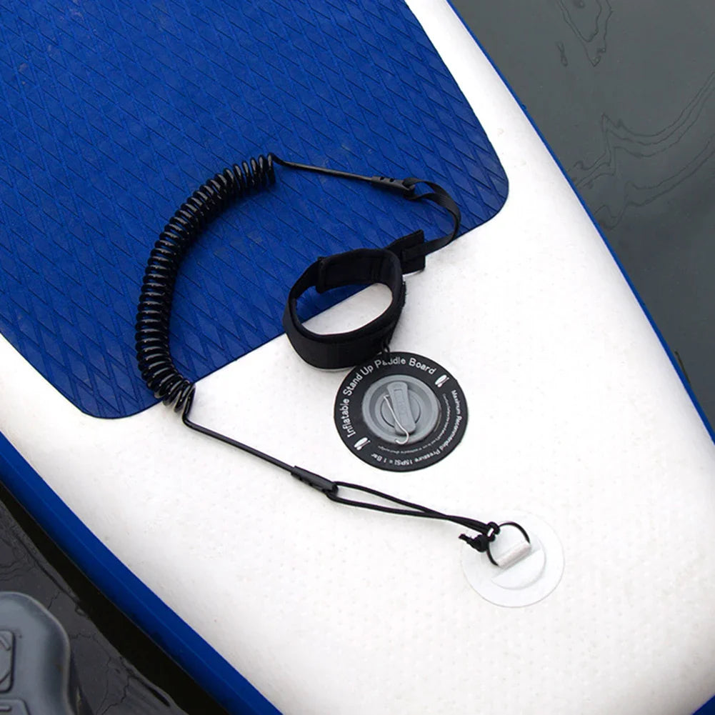 Coiled Surfboard Leash Sup Board Foot Leg Rope Practical Surfing Stand UP Paddle Board Ankle Leash Elastic Surfboard Safety