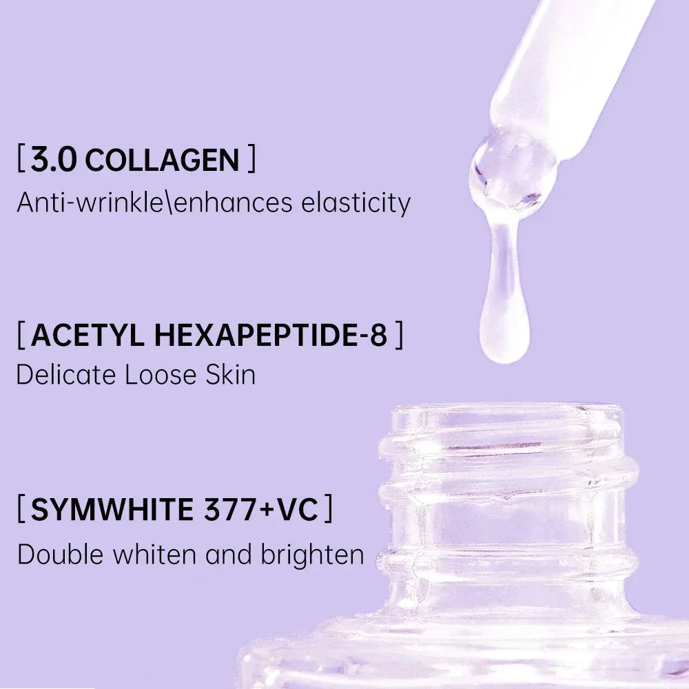 Collagen Face Serum Wrinkle Removal Anti Aging Hyaluronic Acid Forehead Fine Lines Lifting Facial Serum Skin Care Beauty