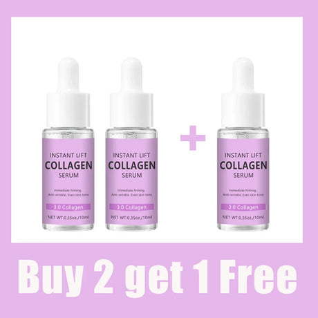 Collagen Face Serum Wrinkle Removal Anti Aging Hyaluronic Acid Forehead Fine Lines Lifting Facial Serum Skin Care Beauty