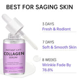 Collagen Face Serum Wrinkle Removal Anti Aging Hyaluronic Acid Forehead Fine Lines Lifting Facial Serum Skin Care Beauty