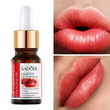 Collagen Lip Booster Plumping Serum Oil Hyaluronate Moisturizing Sexy Plump Products Enhancer Non-Irritating Brighten Fade Lines