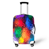 Colorful Graffiti Thicken Luggage Cover Elastic Baggage Cover Suitable 19 To 32 Inch Suitcase Case Dust Cover Travel Accessories