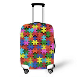 Colorful Graffiti Thicken Luggage Cover Elastic Baggage Cover Suitable 19 To 32 Inch Suitcase Case Dust Cover Travel Accessories