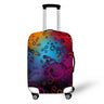 Colorful Graffiti Thicken Luggage Cover Elastic Baggage Cover Suitable 19 To 32 Inch Suitcase Case Dust Cover Travel Accessories